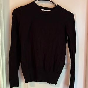 Zara black basic sweater